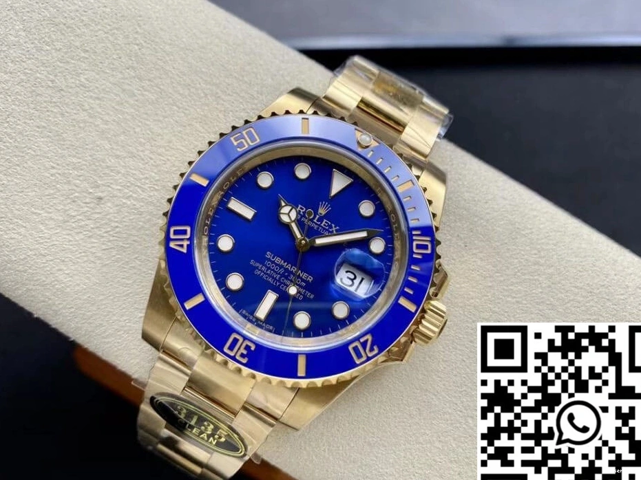 Blue Submariner Clean Rolex M116618LB-0003 Factory 1213 ComfortFit Bezel 0713